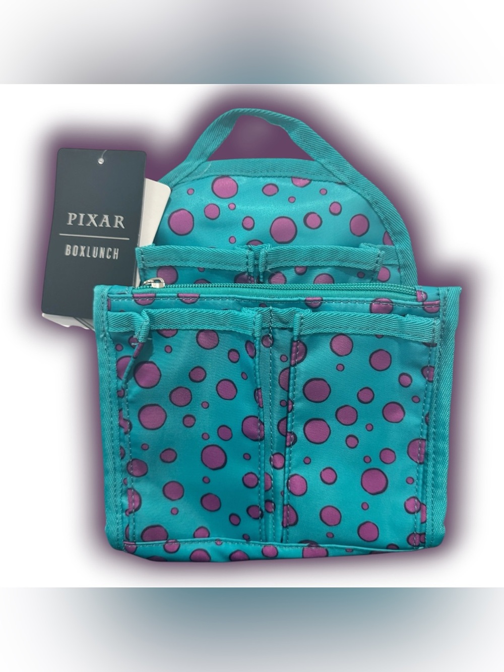 Disney Pixar Monsters, Inc. Sulley Pattern Mini Backpack Organizer